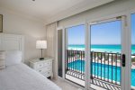 Beautiful beach views from the large master bedroom. Balcony access.